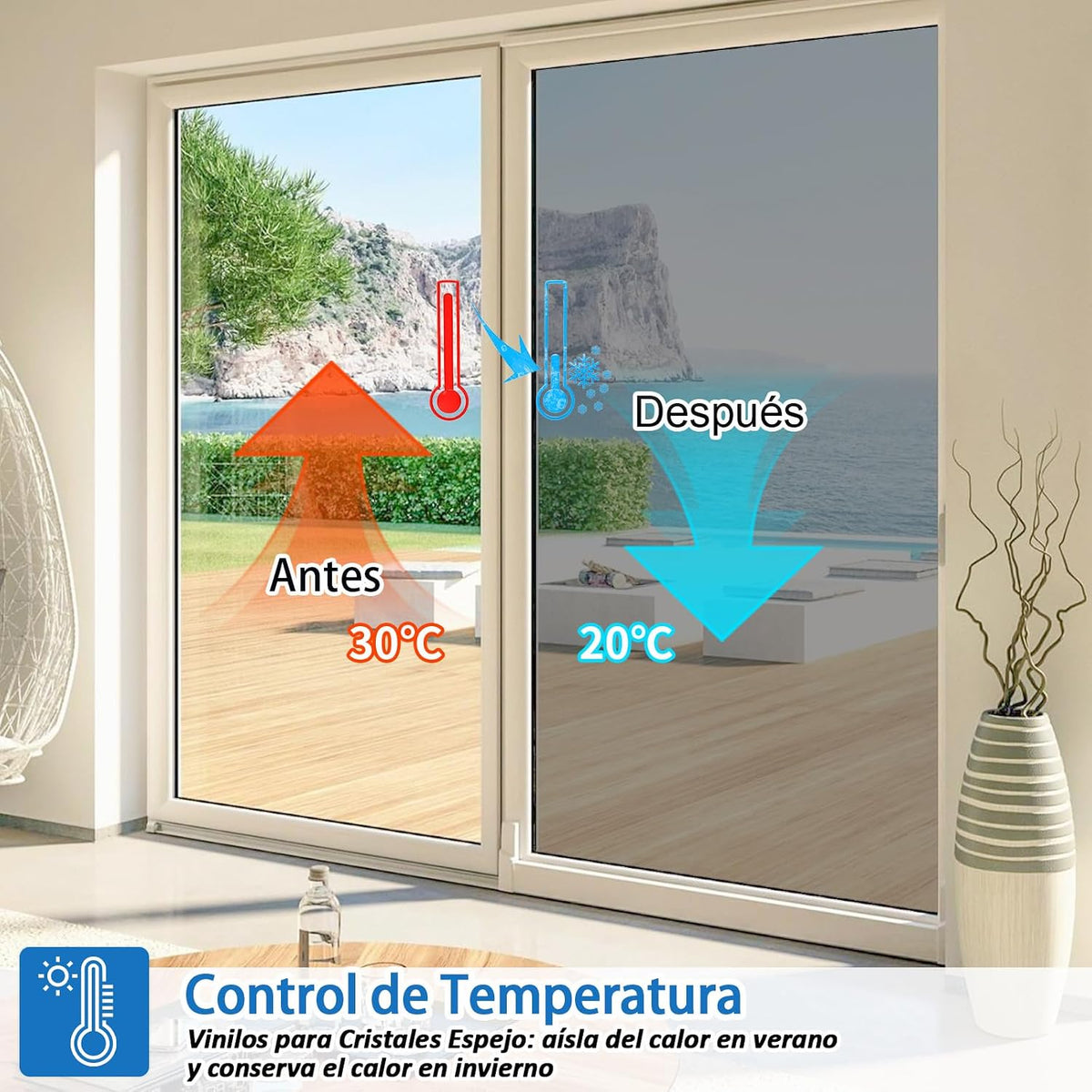 Vinilo para Ventanas 60cm x 5mt