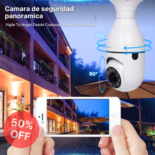 CAMARA FOCO DE SEGURIDAD HD PANORAMICA