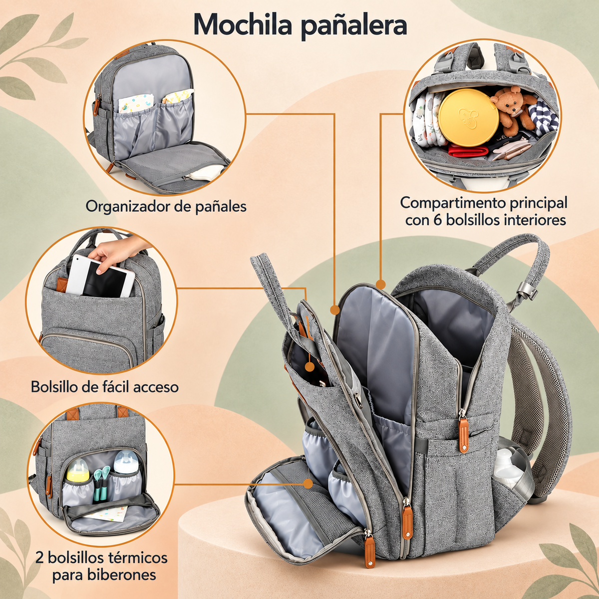 Bolso maternal 3en1