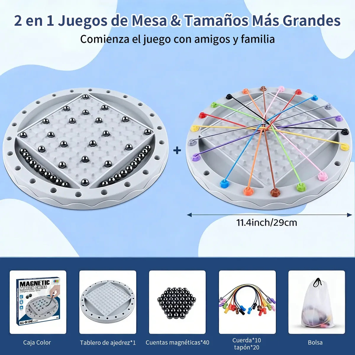 Juego de Ajedrez Magnético