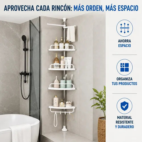 Organizador esquinero ducha