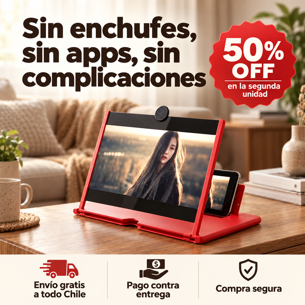 Amplificador de Pantalla Celular