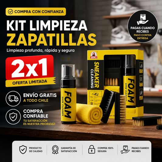 Kit De Limpieza Zapatillas Espuma