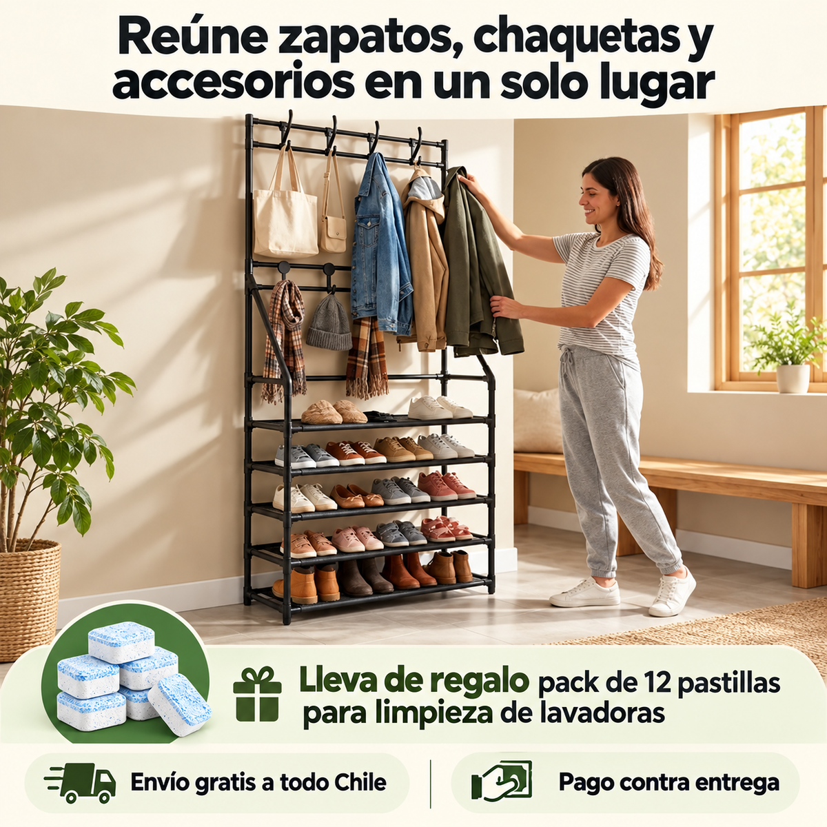 Perchero Zapatero Organizador