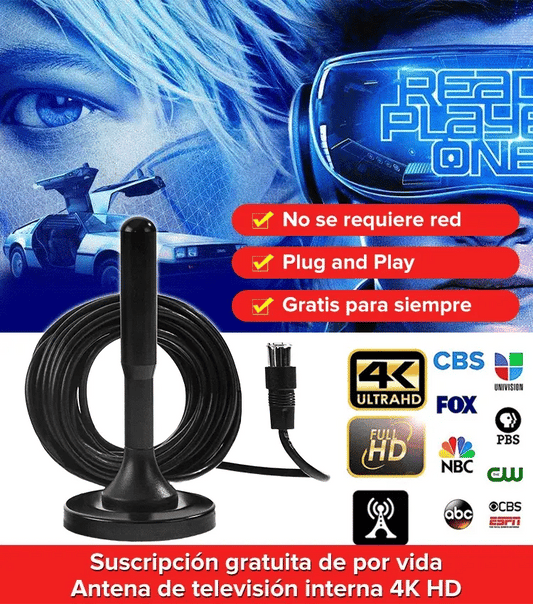 Antena TV Digital HD SG-3003 – Señal Clara, Imagen Estable y Más Canales
