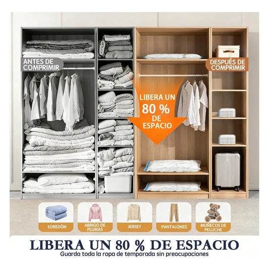 PACK BOLSAS AL VACIO  DE 80x100 + 68x98