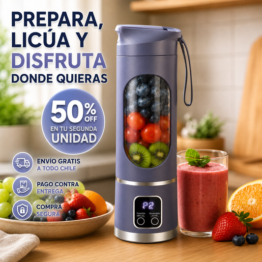 Vaso Licuadora Portatil Recargable Usb